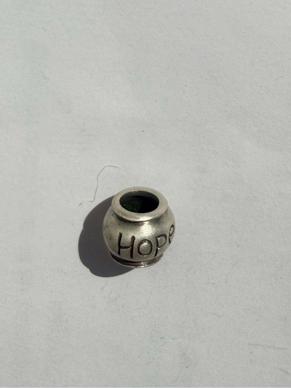 Pandora Silver “HOPE” Charm